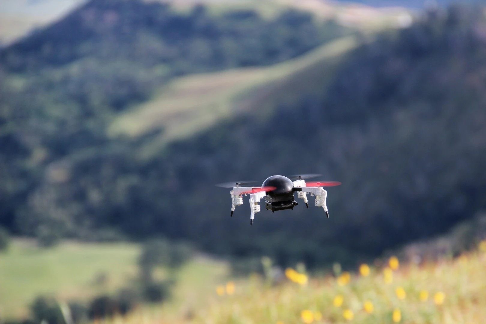 The company says it has developed special algorithms that enable the drone to handle rough winds of up to 45 km/h (28 mph)