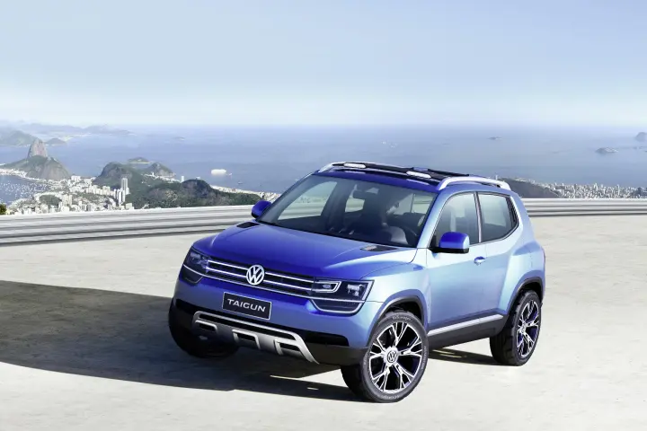 The Volkswagen Taigun compact SUV concept is likely to go into production if the public responds favorably to the design