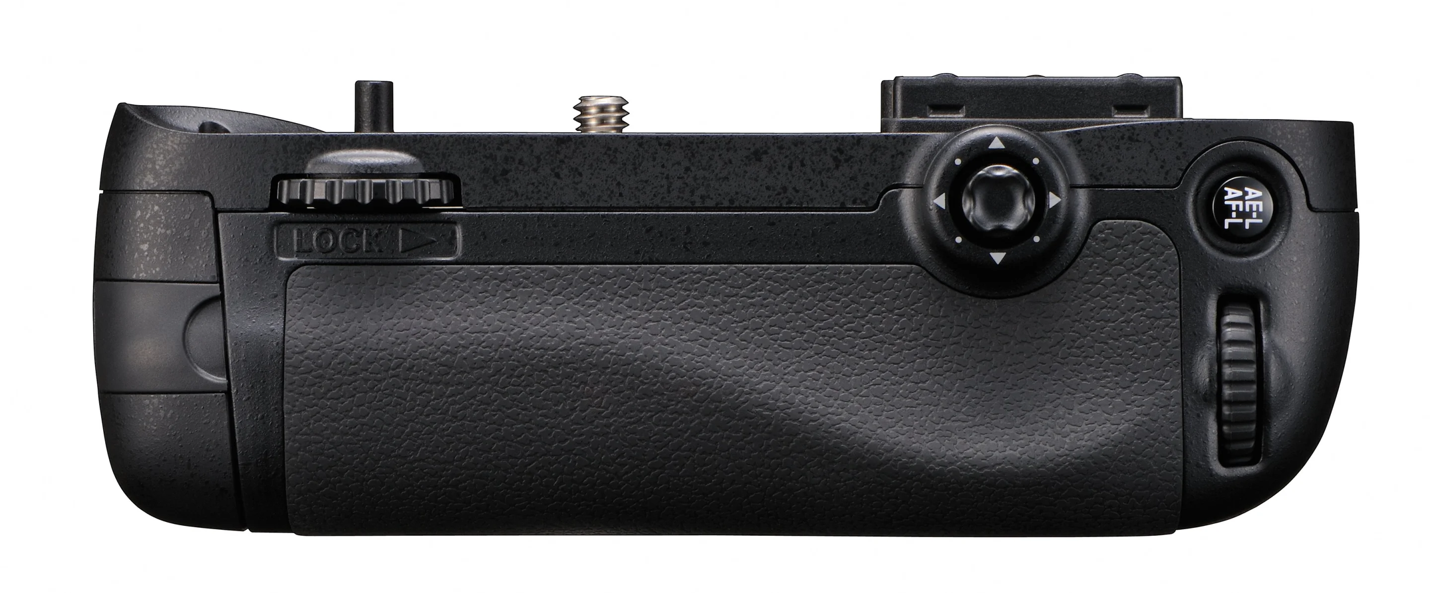 The MB-D15 adds the usual vertical shutter-release button, AE/AF lock button, multi selector, and command dials to the Nikon D7100