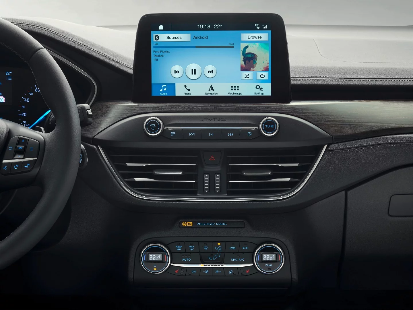 Ford Focus Vignale: 8-inch SYNC 3 touchscreen