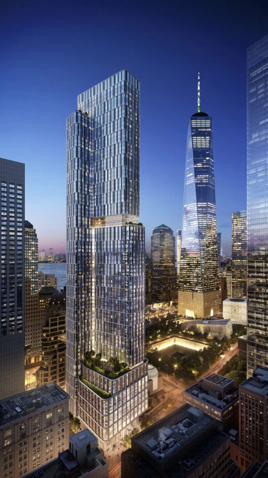 5 World Trade Center will be anchored by a podium and feature multiple terrace areas