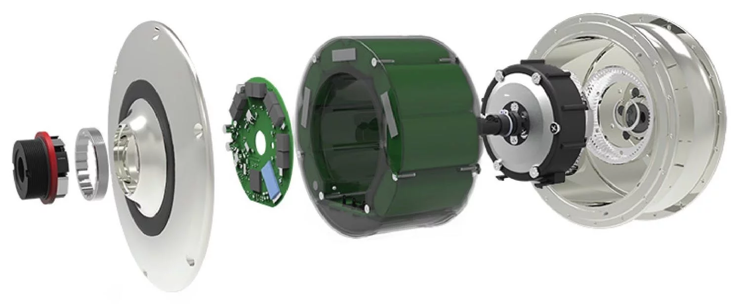 The Zehus drive unit packs everything, including the battery and sensors, into a 3-kg rear hub