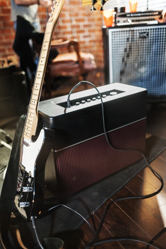 The AMPLIFi hybrid amp/speaker system from Line 6