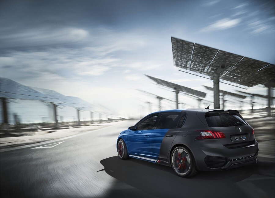 In its Hot Lap mode, the Peugeot 308 R Hybrid produces delivers 500 hp and 730 Nm of torque