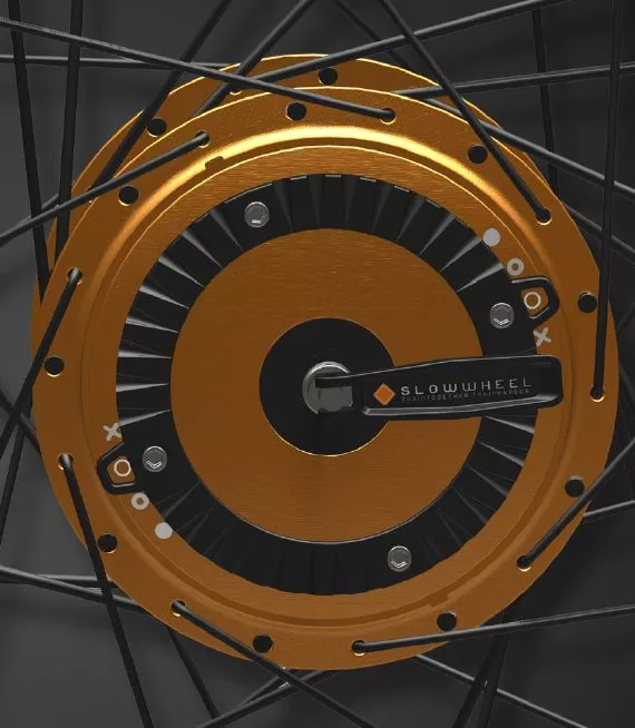 The SlowWheel offers three levels of resistance