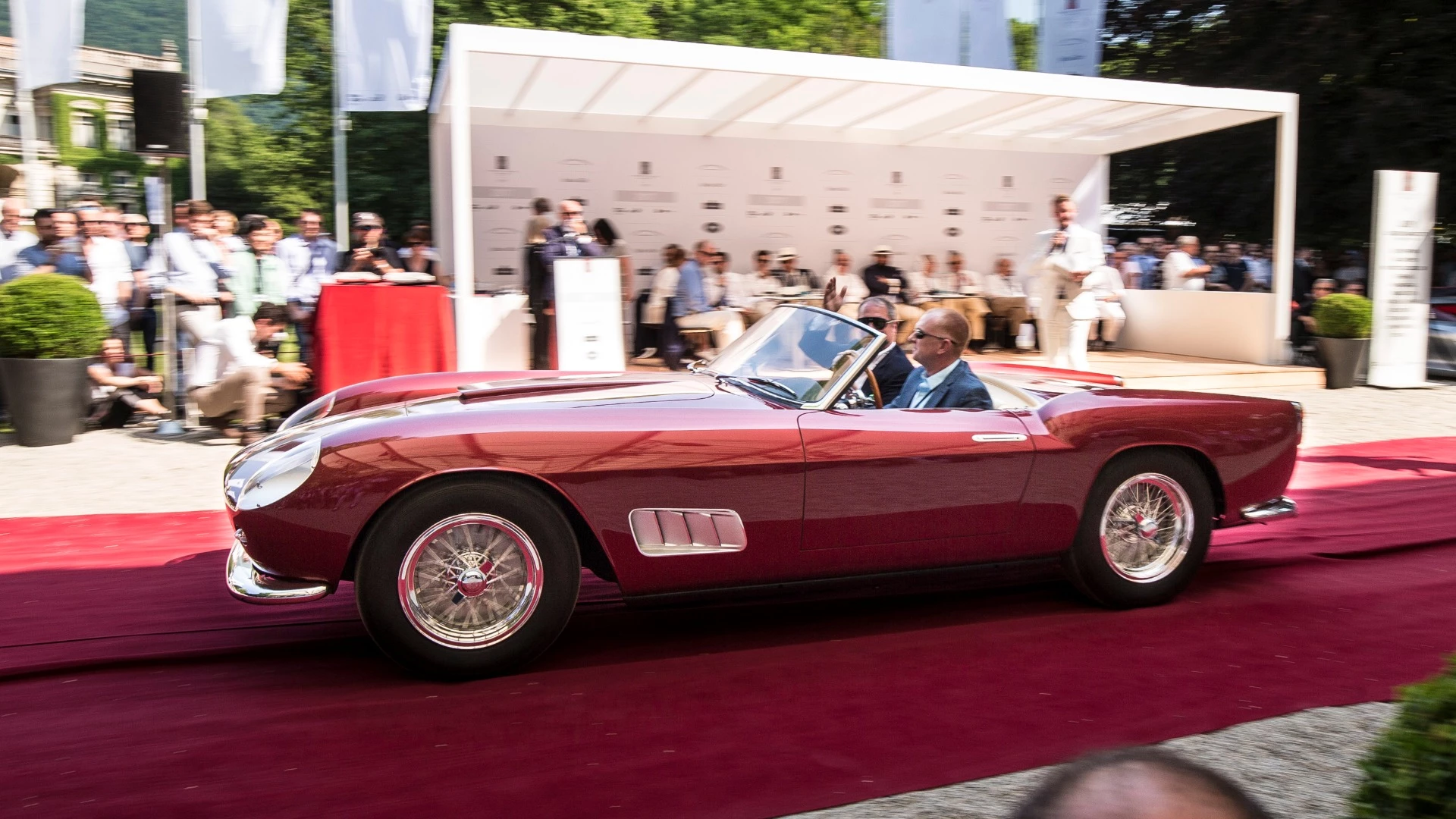 The honorable mention in the Playboy's Toys class went to the 1957 Ferrari 250 GT California Spyder Prototype owned by American Robert Bishop