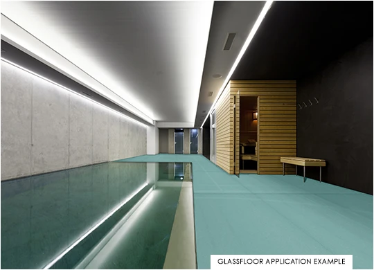 A possible application of the ASB GlassFloor