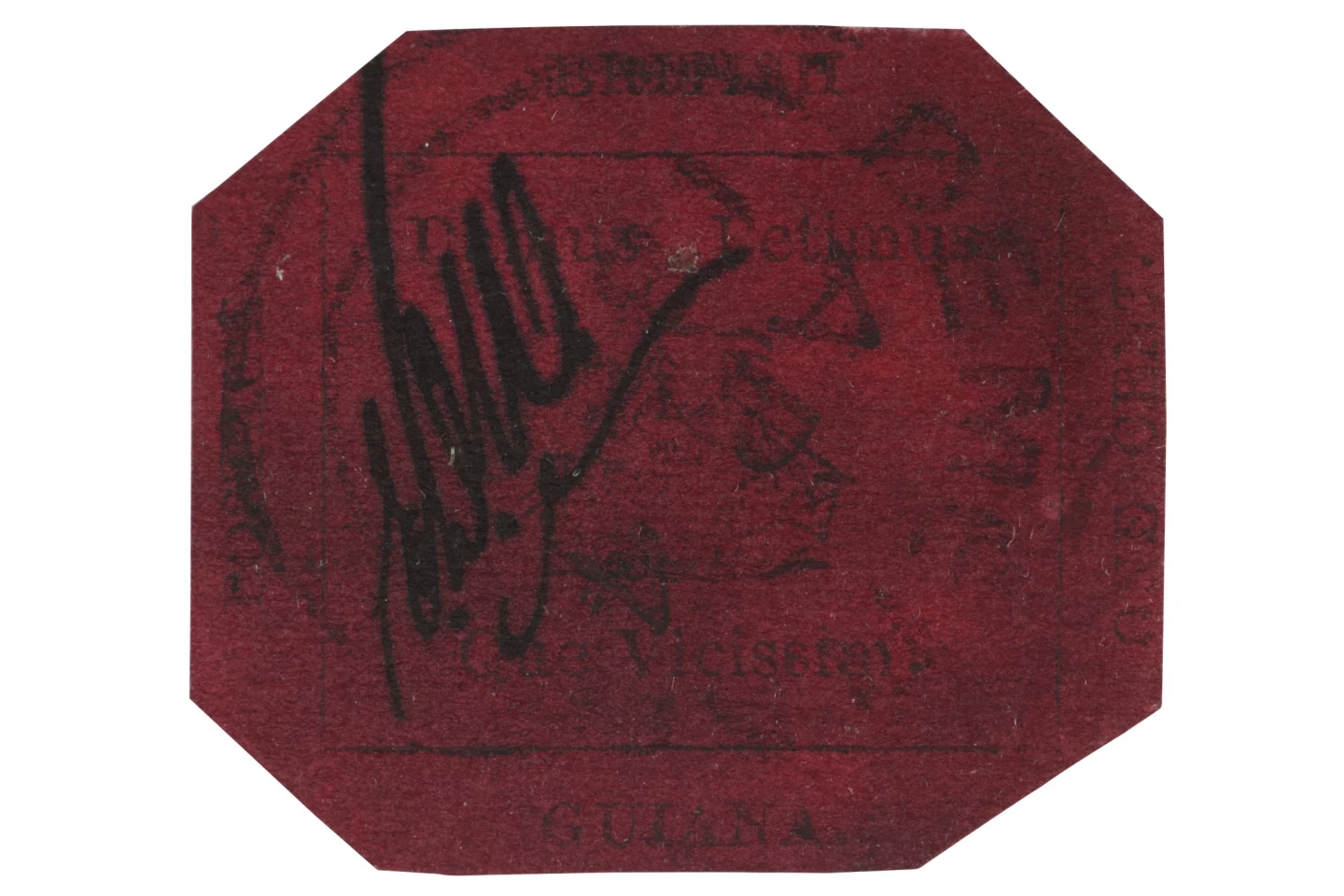 The British Guiana One-Cent Black on Magenta postage stamp sold for $8,307,000 at Sotheby's on 8 June 2021