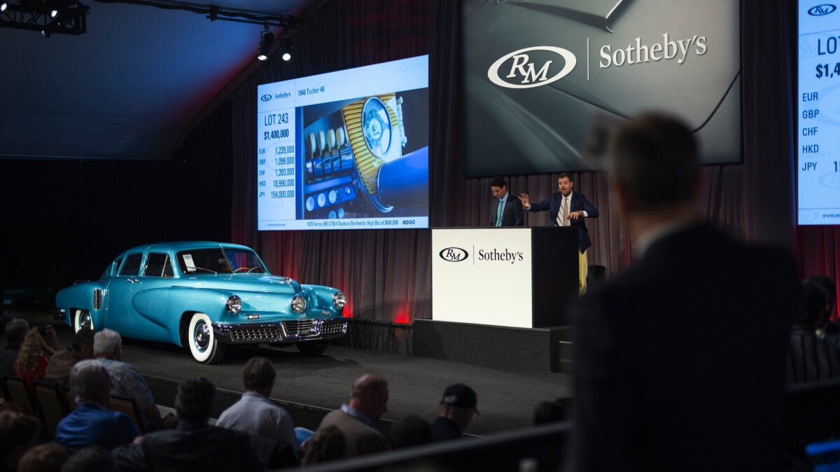 $1,600,000 | 1948 Tucker 48 | Auction Link: RM-Sotheby's