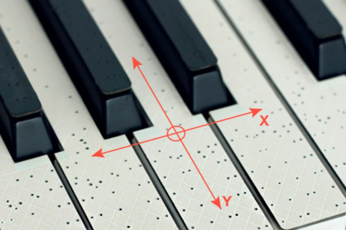 The TouchKeys system brings multitouch sound control to piano-style keyboards