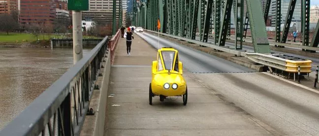 The Tripod is intended to be driven on cycling paths for urban commuting