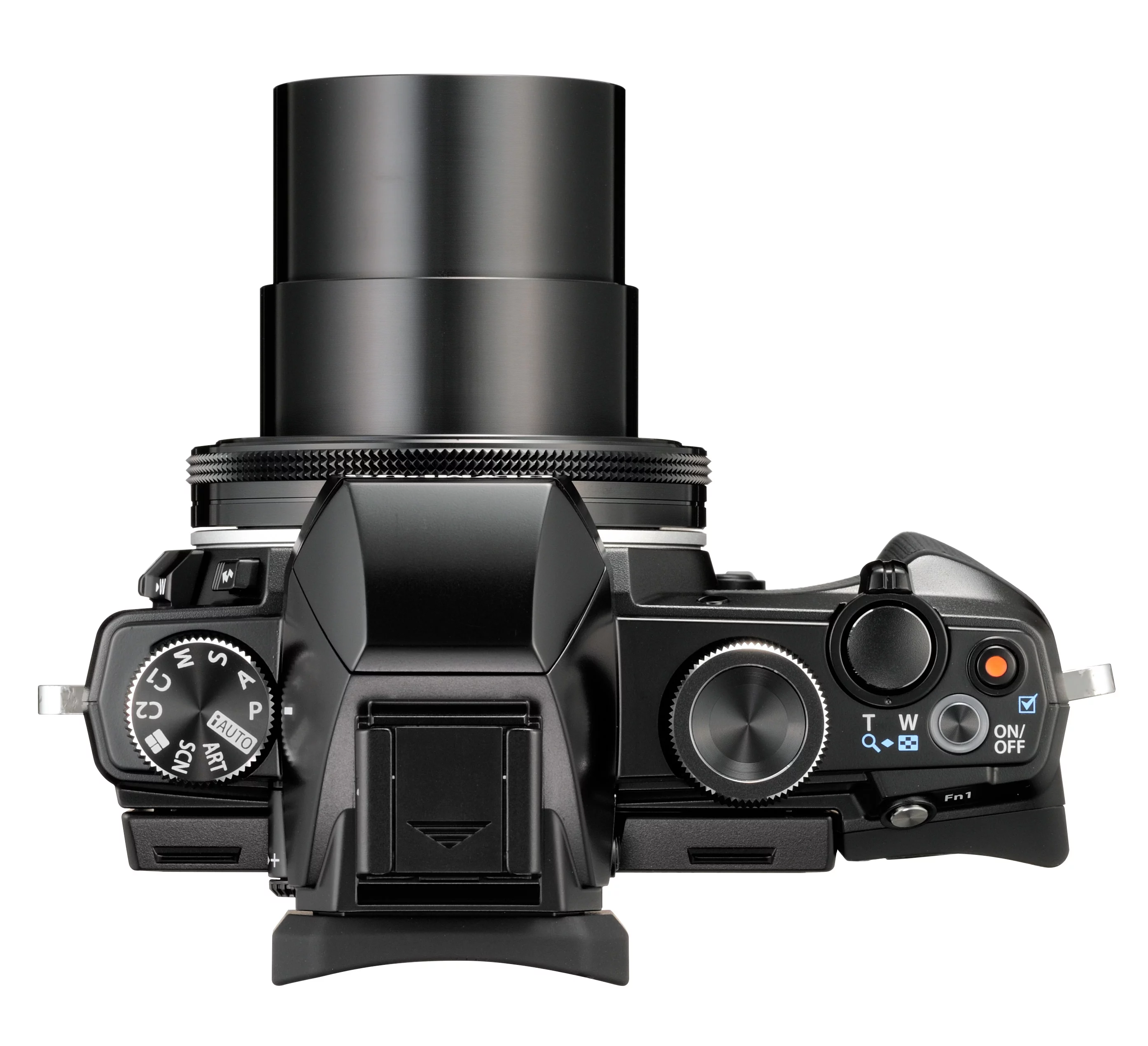 In digital mode, the hybrid control ring can be used for zooming and manual focus, and analog mode allows control over camera settings