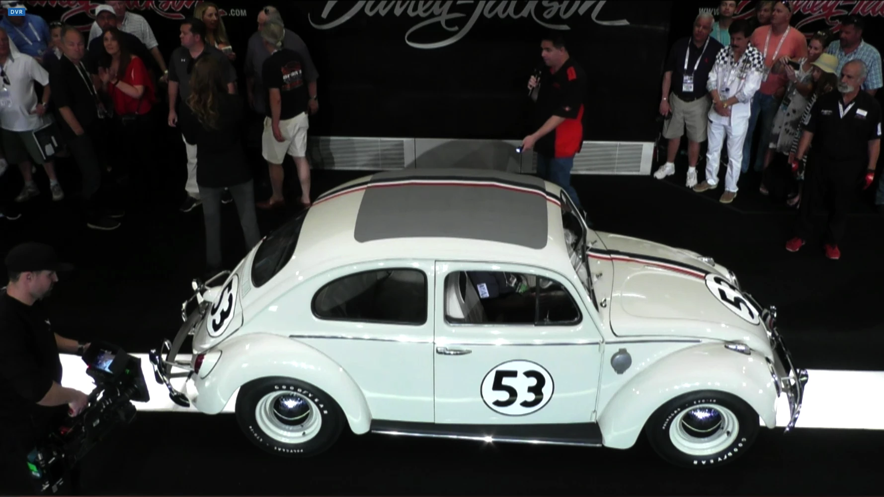 The star of two hit movies and already the most expensive Volkswagen Beetle in history, this 1963 Volkswagen Beetle broke its own world record of $126,500 and further entrenched itself on our list of the most valuable movie cars.