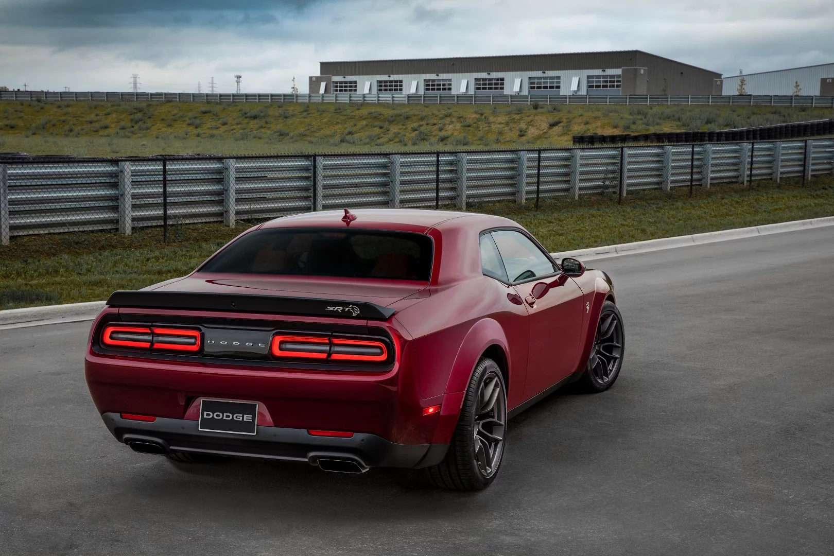 The broad hips of the Dodge SRT Challenger Hellcat Widebody