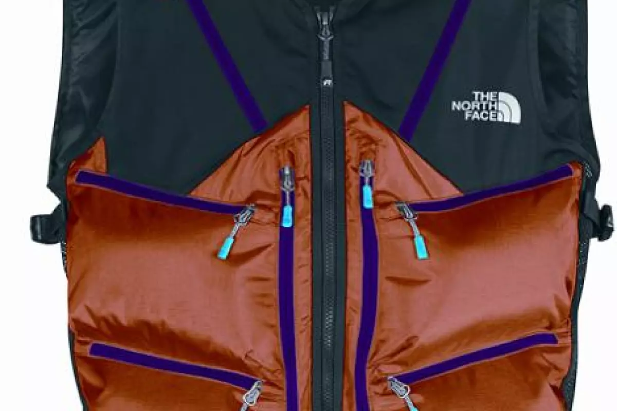 The North Face Powder Guide ABS packs an avalanche airbag into a vest