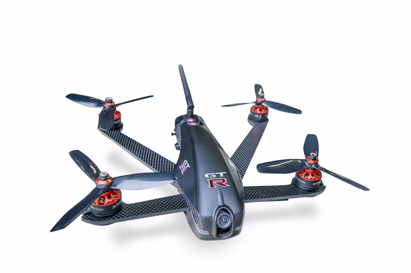 The Nissan GT-R drone has a max speed of 115 mph (185 km/h)