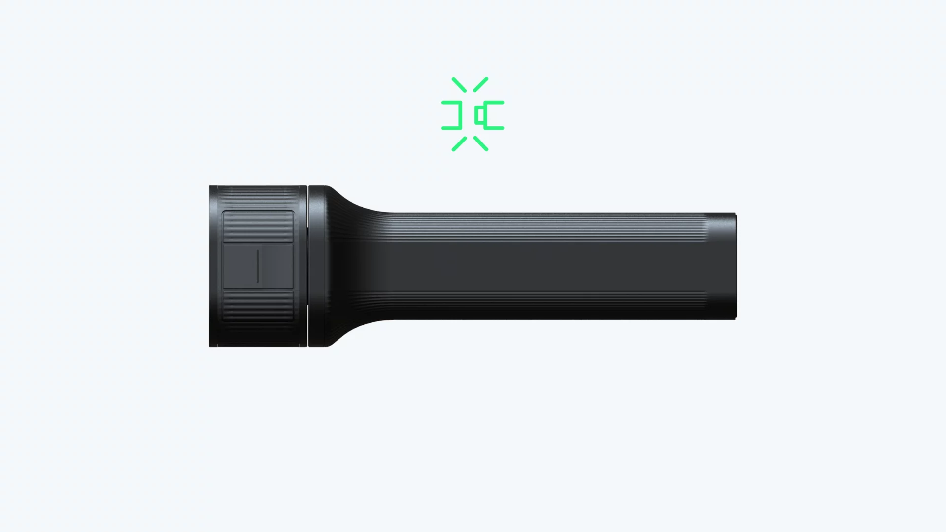 PAL flashlight with light attached