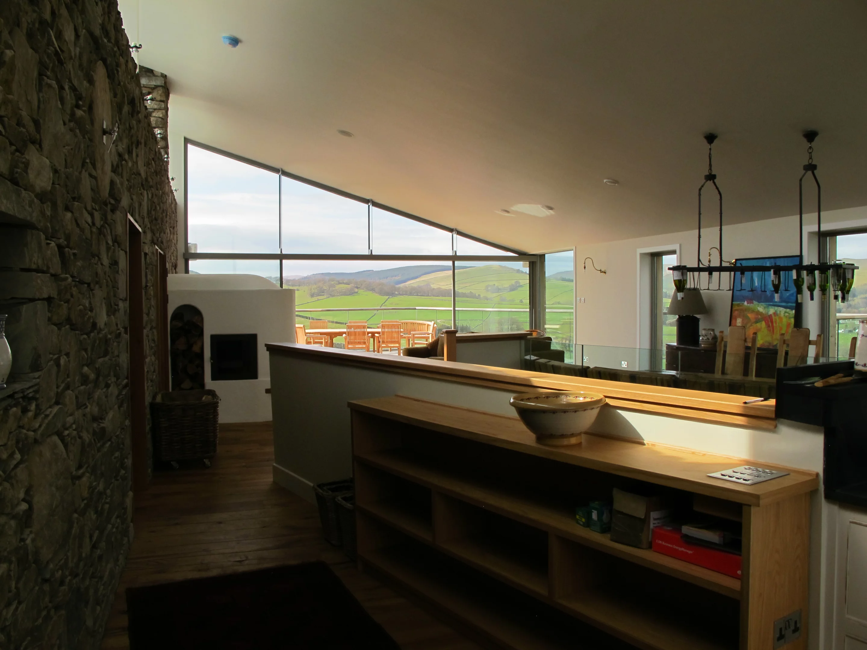 As well as being a working farmhouse, Three Glens will double as a guesthouse with meals made from ingredients either grown on the farm or others nearby (Photo: Mark Waghorn Architects)