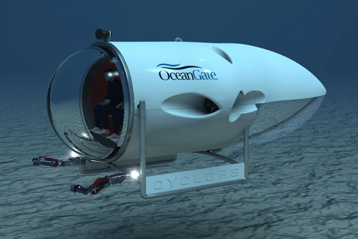 The Cyclops research/commercial manned submersible