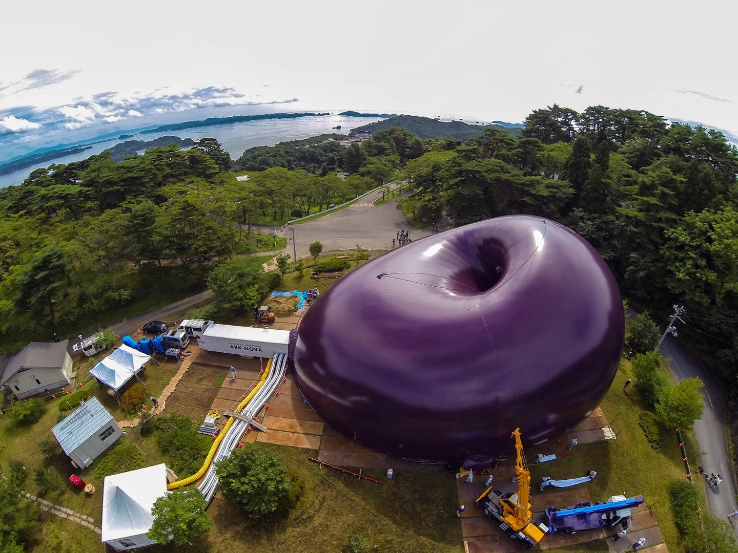 The Ark Nova was created in collaboration with Indian sculptor Anish Kapoor