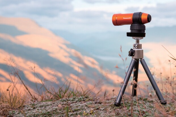 The Panasonic HX-A1 will come bundled with Multi-use and Tripod mounts