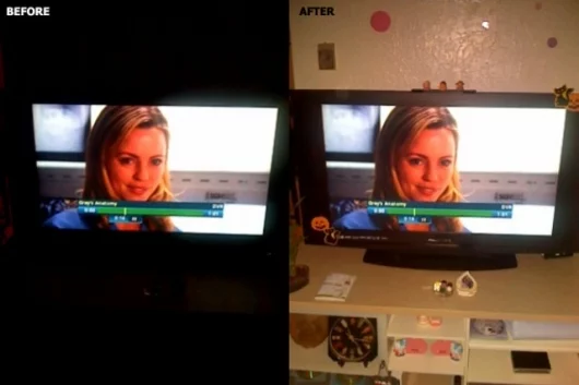 Before & After the SnaptureFlash