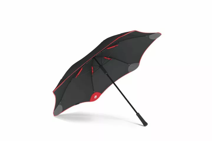 The Blunt + Tile umbrellas feature a built-in tracking device, aimed at helping you hunt down lost umbrellas