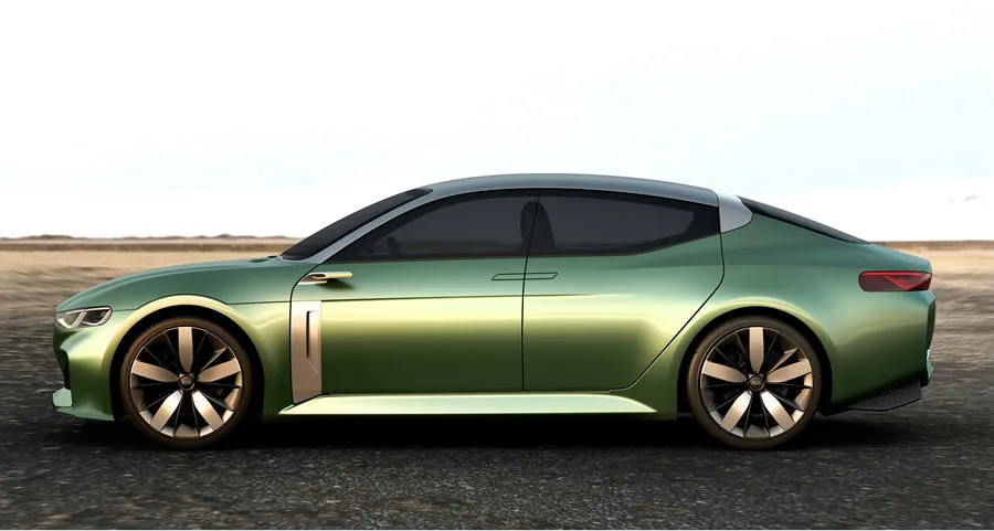 The Novo features a tapering fastback roofline