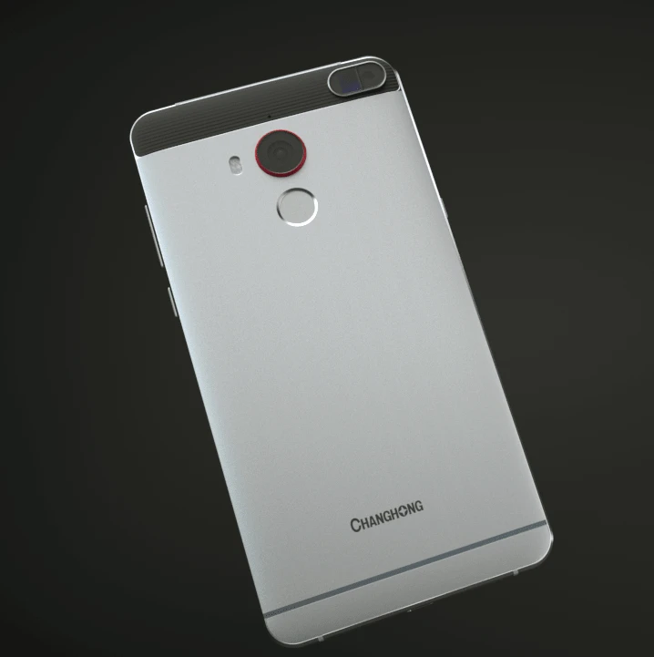 The Changhong H2 incorporates a SCiO molecular sensor (upper right)