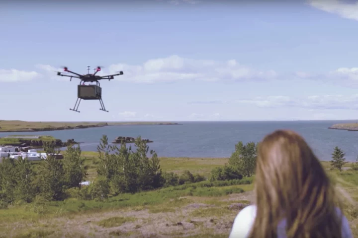 Drone company Flytrex and online retailer AHA have partnered up to roll out the world's first commercial drone delivery flights in Reykjavik, Iceland