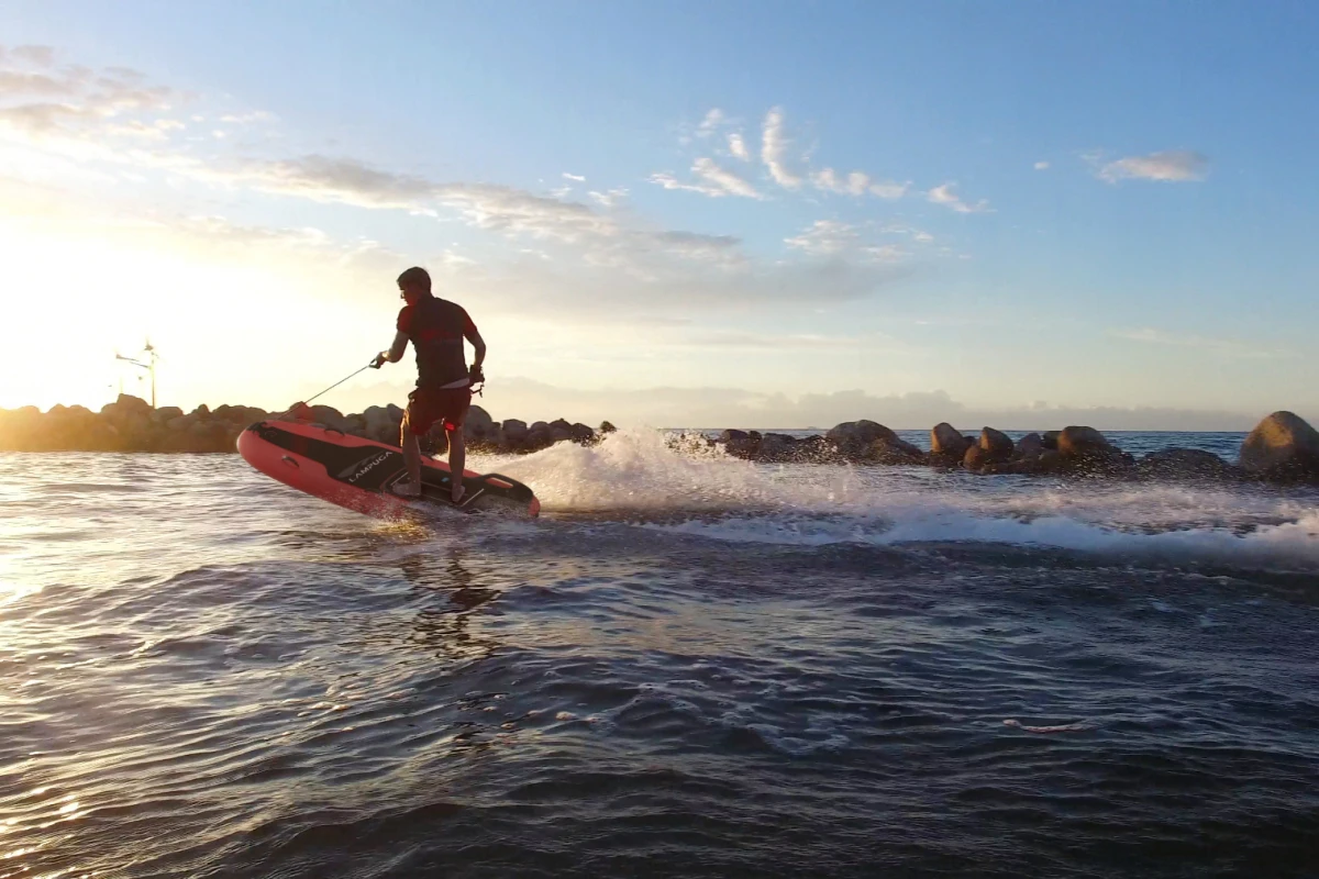 Lampuga has launched a refreshed line of jet-driven surfboards, revealing faster rides and a handy battery swapping system to keep you on the move