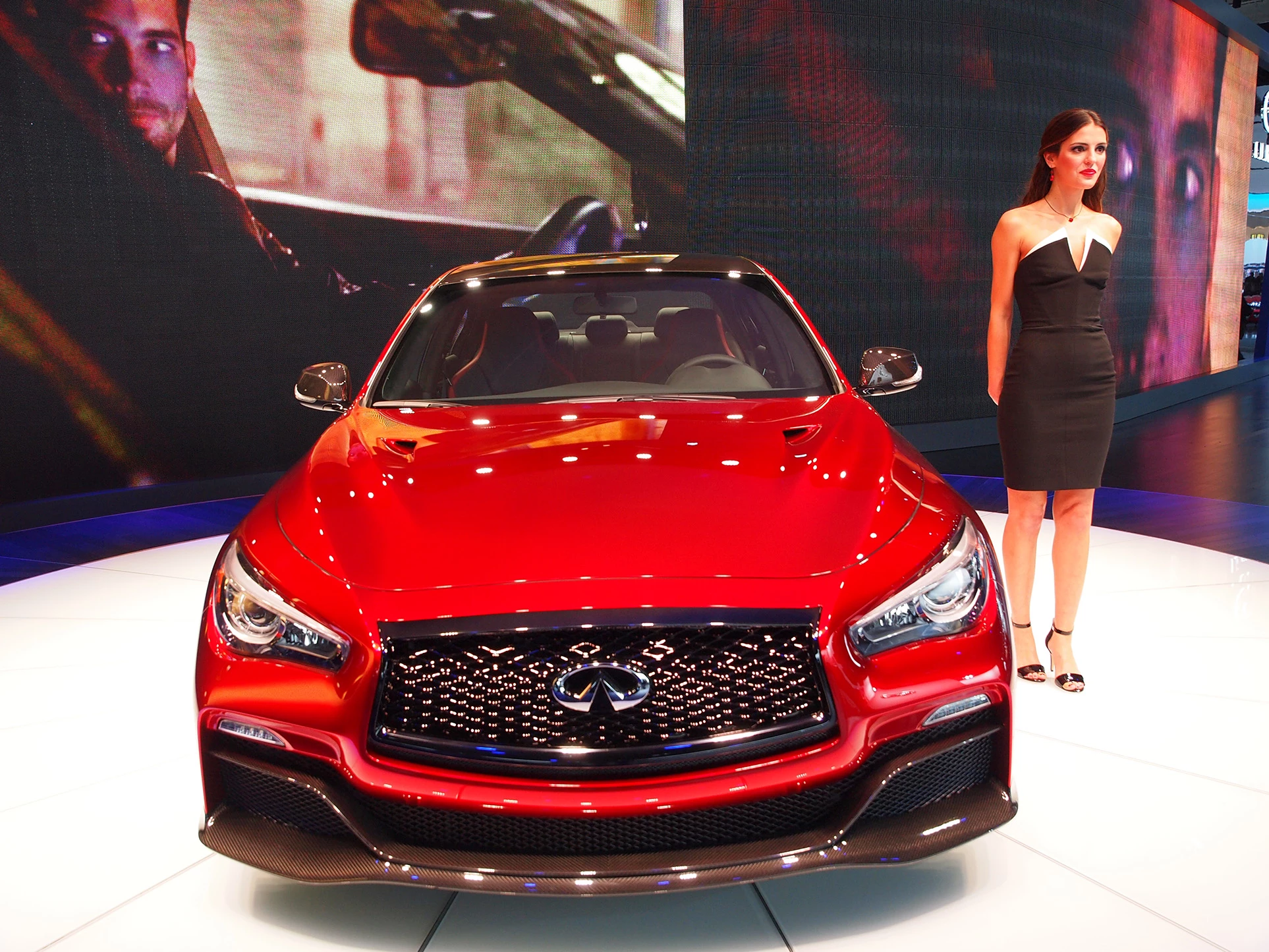 Infiniti's 560 hp Q50 Eau Rouge high-performance sedan prototype