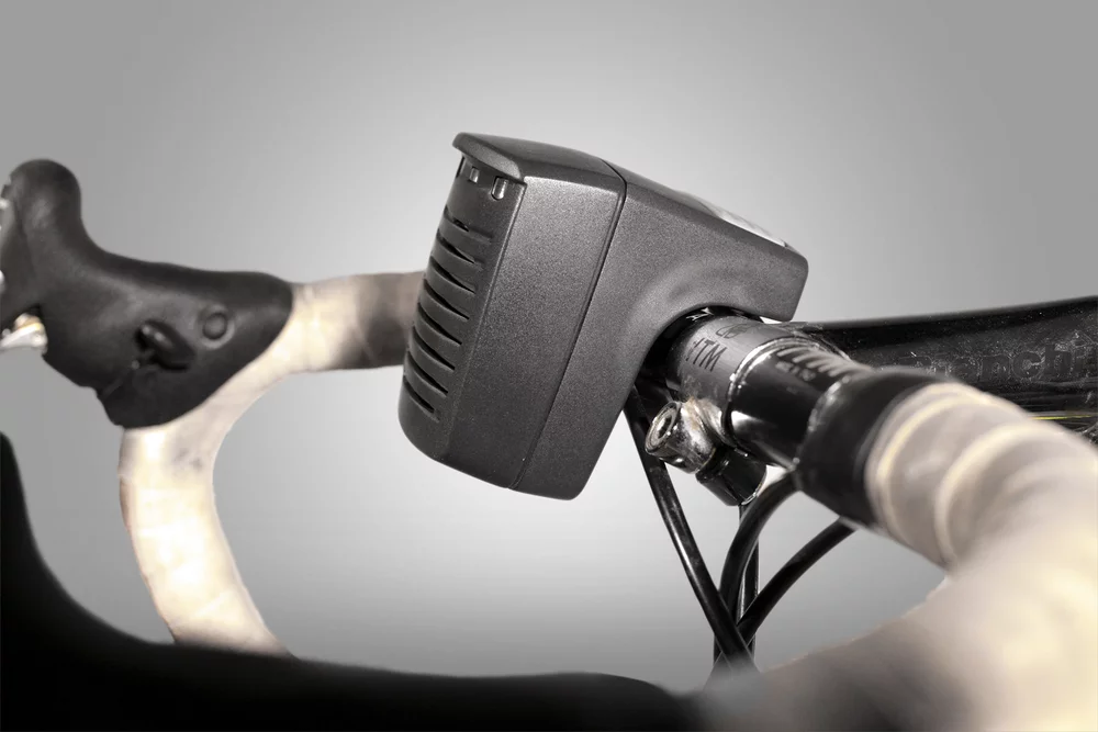 The Mybell customizable bicycle horn and light