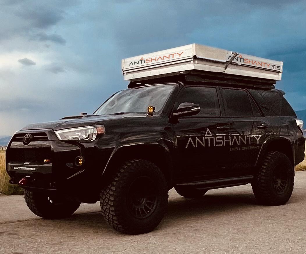 Shown here in a mockup, the RTD Slimline will be a lighter, sleeker rooftop shelter without the cargo-carry capabilities of the standard RTDe