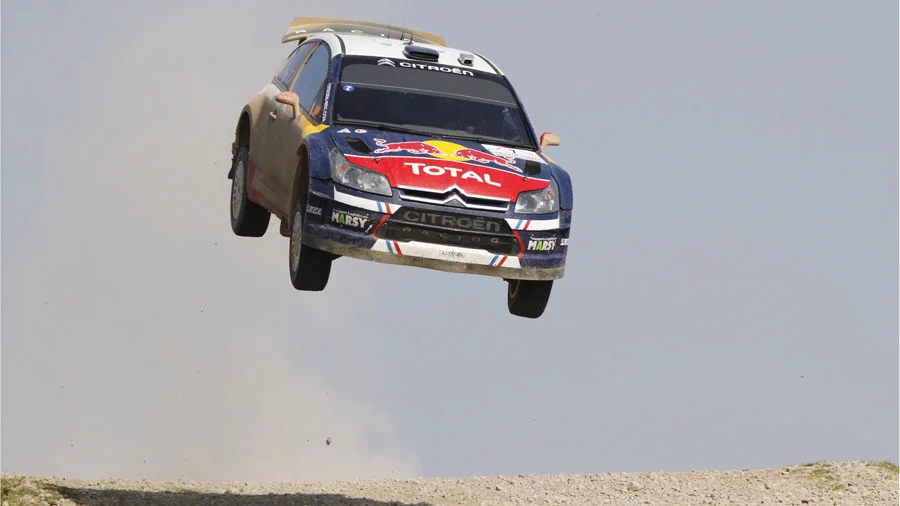 Sebastien Ogier in his Citroen at the 2010 Rally of Turkey