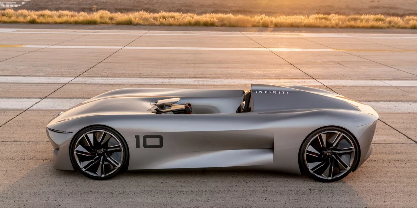 Infiniti Concept 10: a fully electric, open top single seat speedster