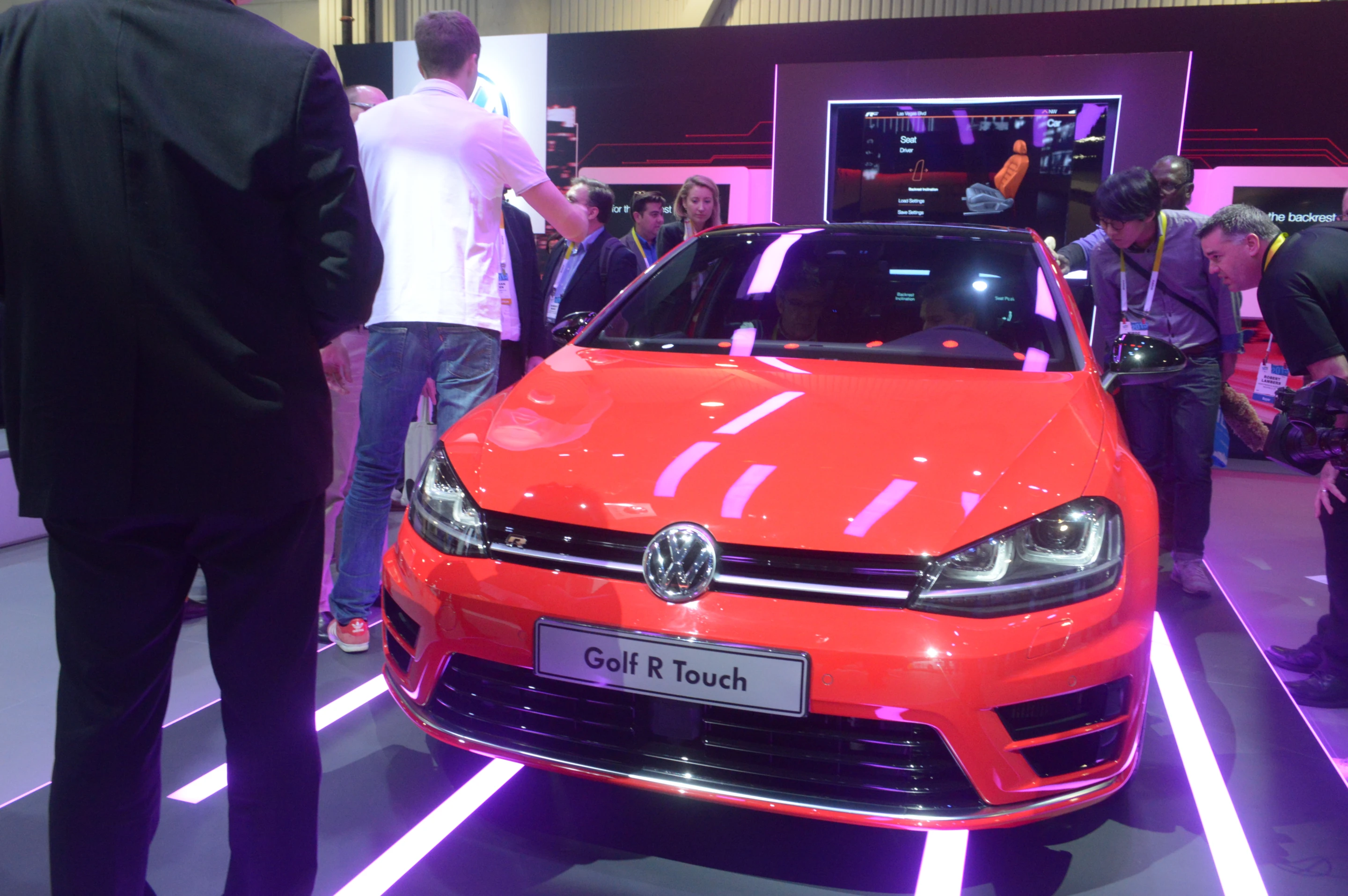 The VW Golf R Touch concept at CES 2015 (Photo: CC Weiss/Gizmag)