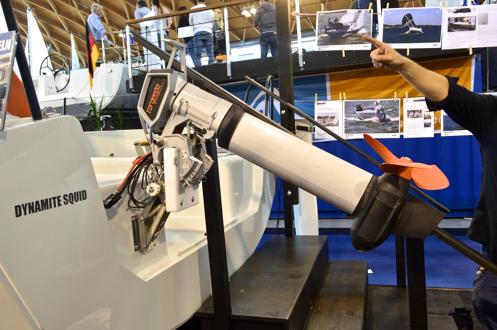 A Torqeedo electric motor is available on the Bente24 as a €5,590 option