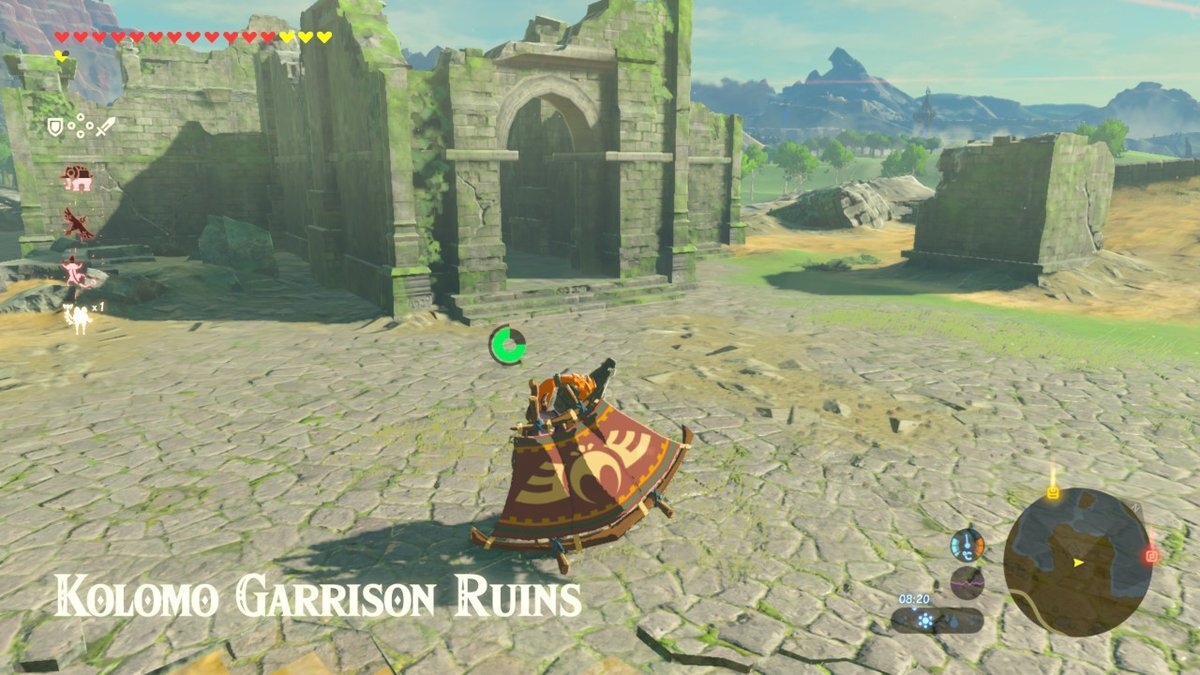 There are no enemies around this time.