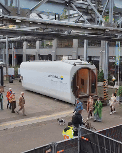 Take a quick peek inside this tiny home made from a nacelle.