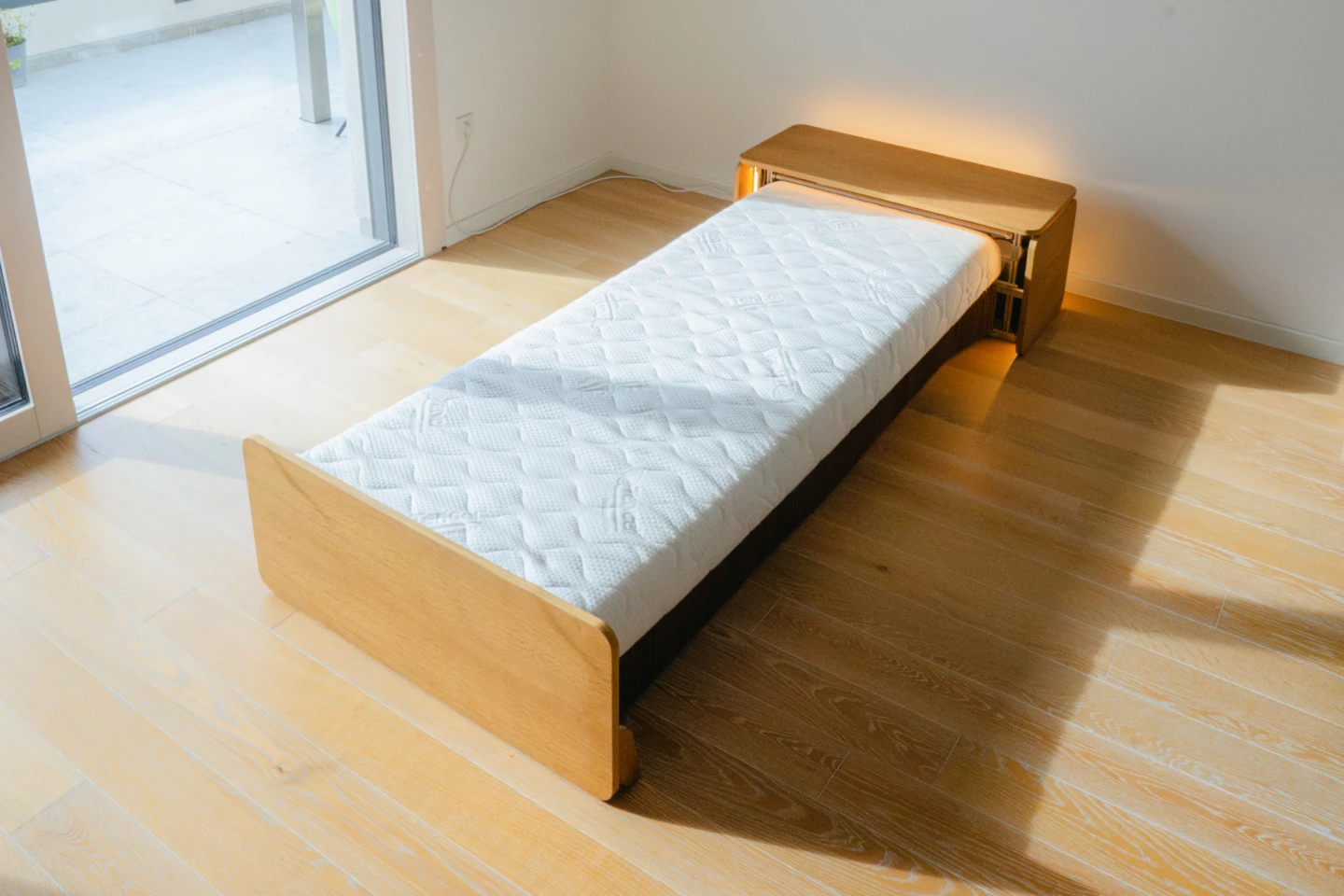 The space-saving Roll bed is presently on Kickstarter