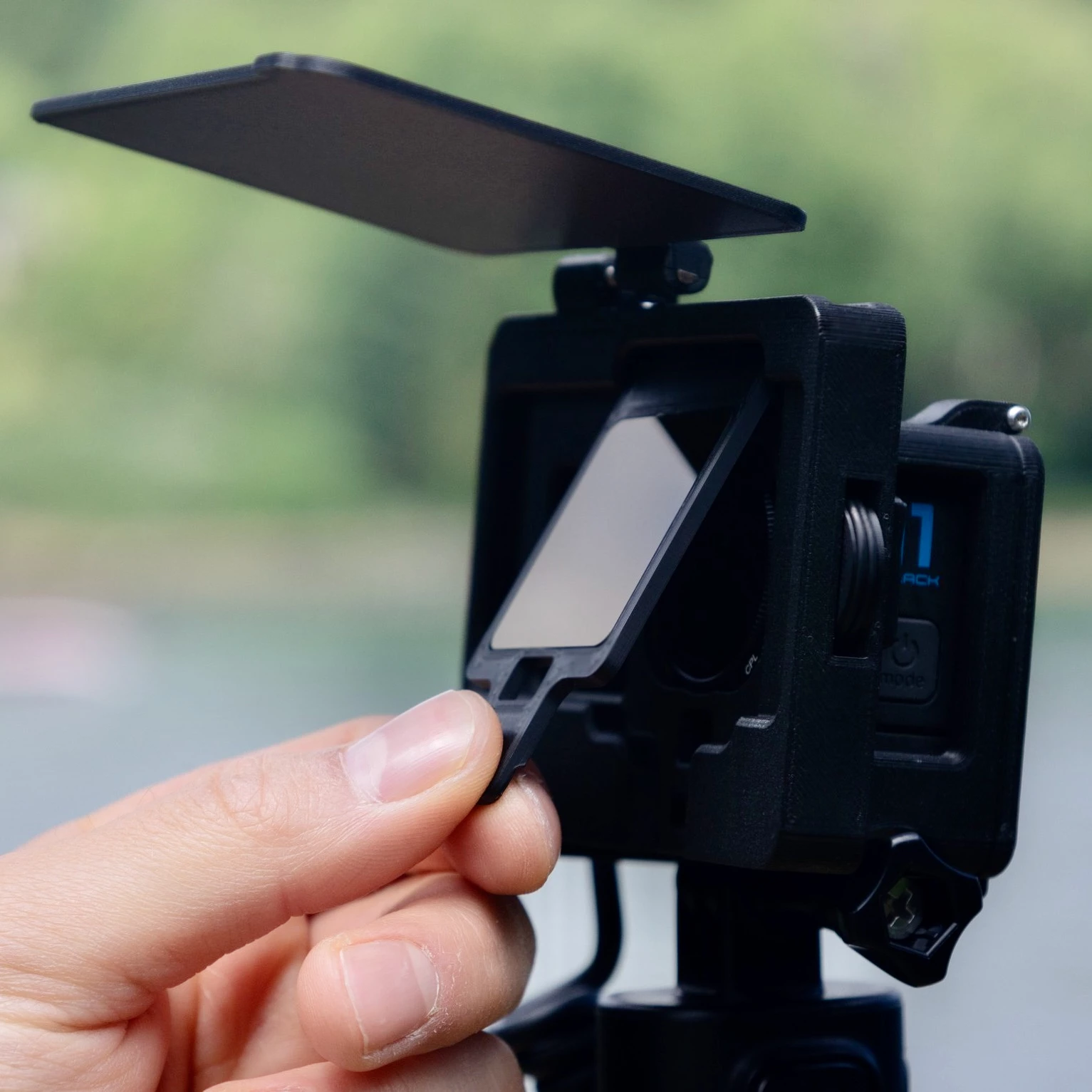 Up to two of the ND lens can stacked together