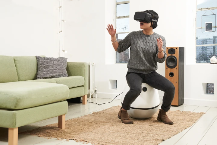 VRGO is designed to be compact and portable