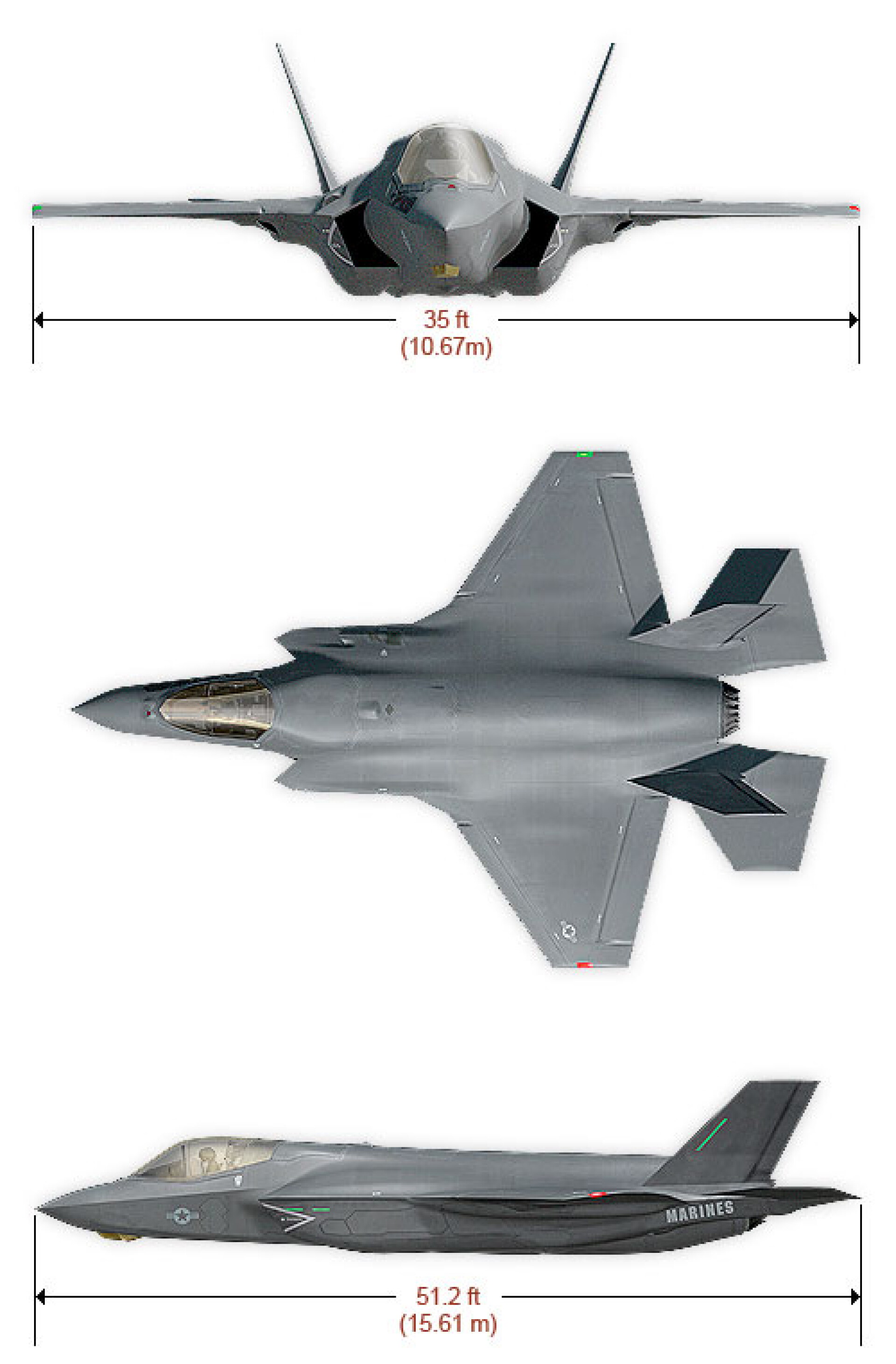 Lockheed Martin F-35B prepares for vertical takeoff and landings