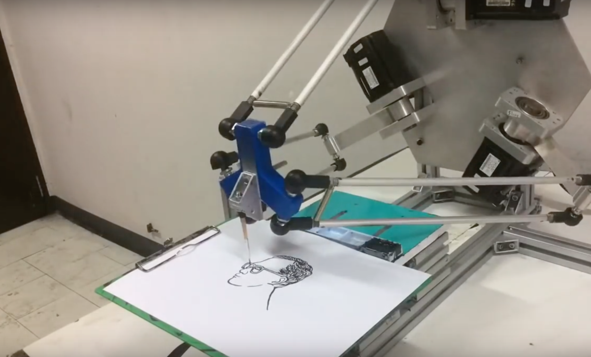 The ReART robot in action