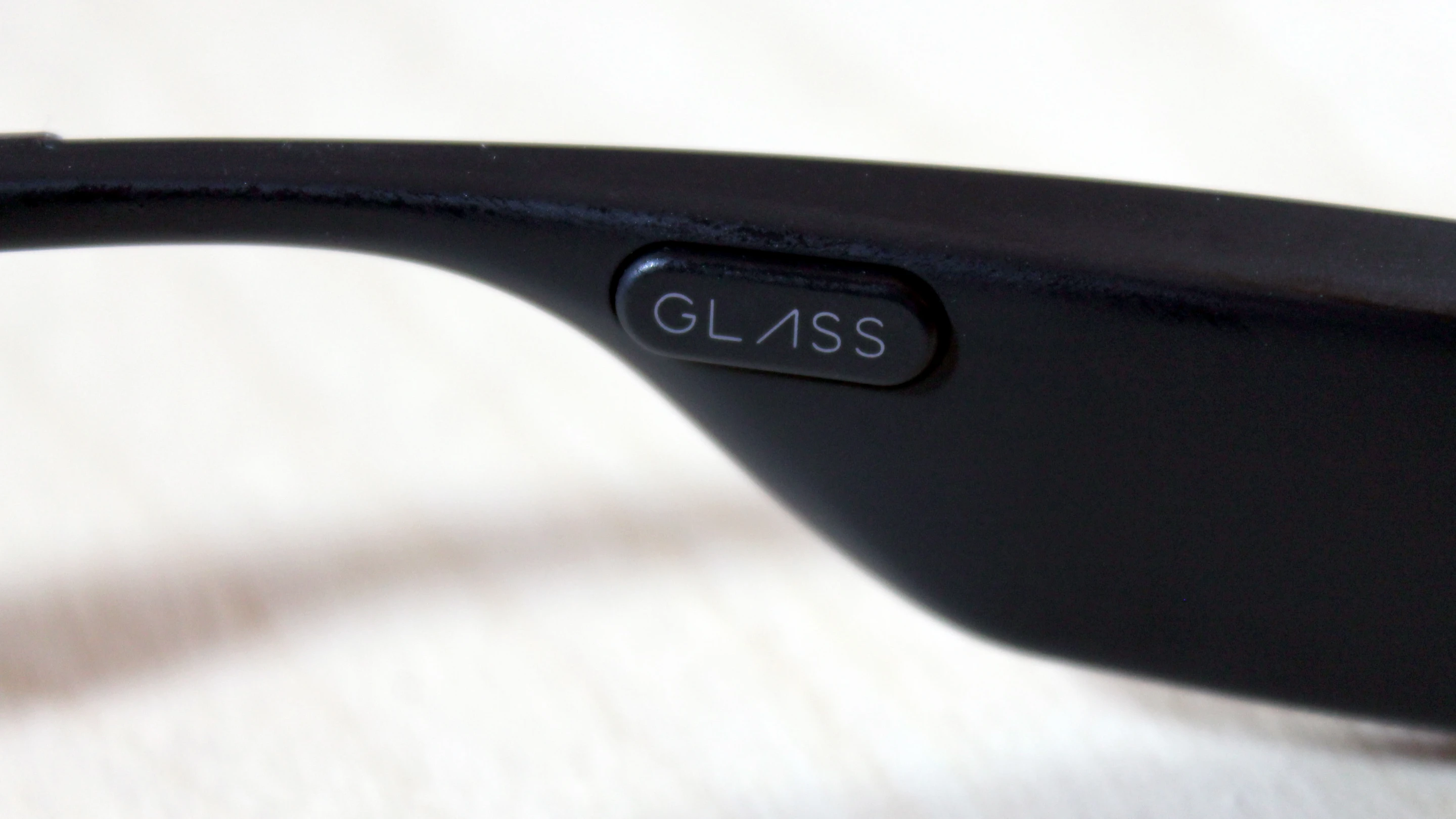 Glass' bone conduction transducer, logo included