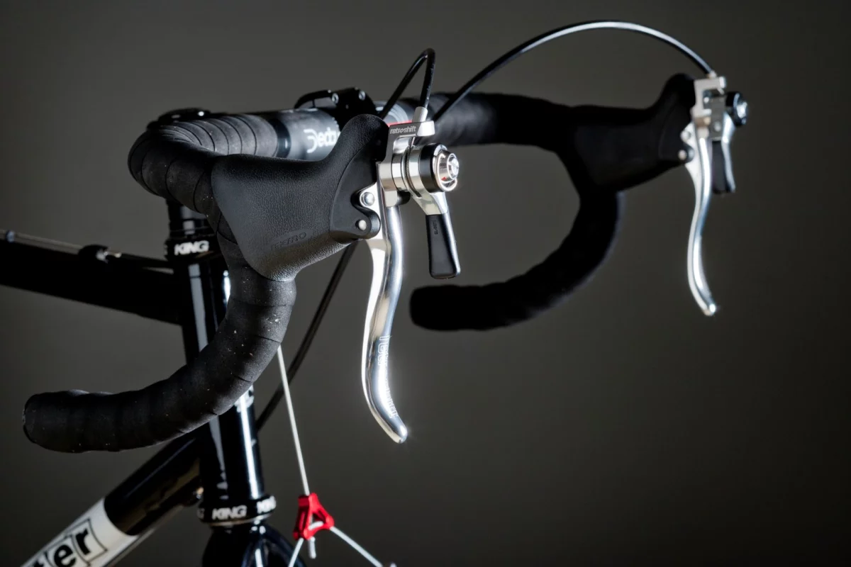 Retroshift's cyclocross brake levers incorporate bar-end-style shifters