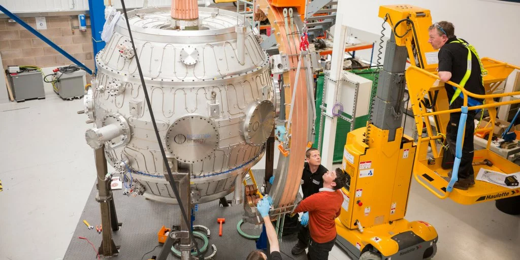 UK company Tokamak Energy's experimental tokamak nuclear reactor