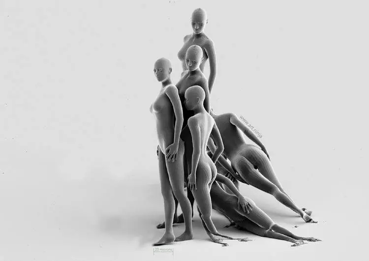 The sculpture "Intensity" (Photo: Jonty Hurwitz)