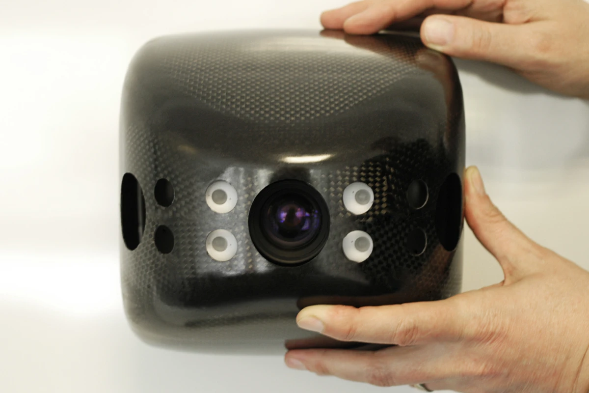 A TriDiCam camera, outfitted with the new 3D CMOS system
